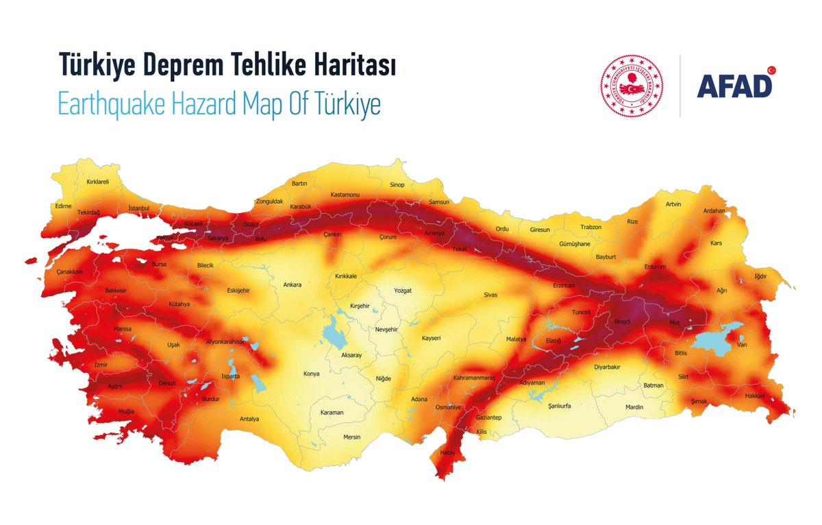 Bunları Biliyor Musunuz❓

🇹🇷 Türkiye, dünyanın en önemli sismik kuşaklarından birisi olan Alp-Himalaya Kuşağı üzerinde yer alıyor.

📍 Ülkemiz, haritalanmış olan 4️⃣8️⃣5️⃣ diri fay ile toprakları üzerinde dünyanın en fazla diri fayına sahip ülkesi.

🛣️ Bu fayların toplam uzunluğu