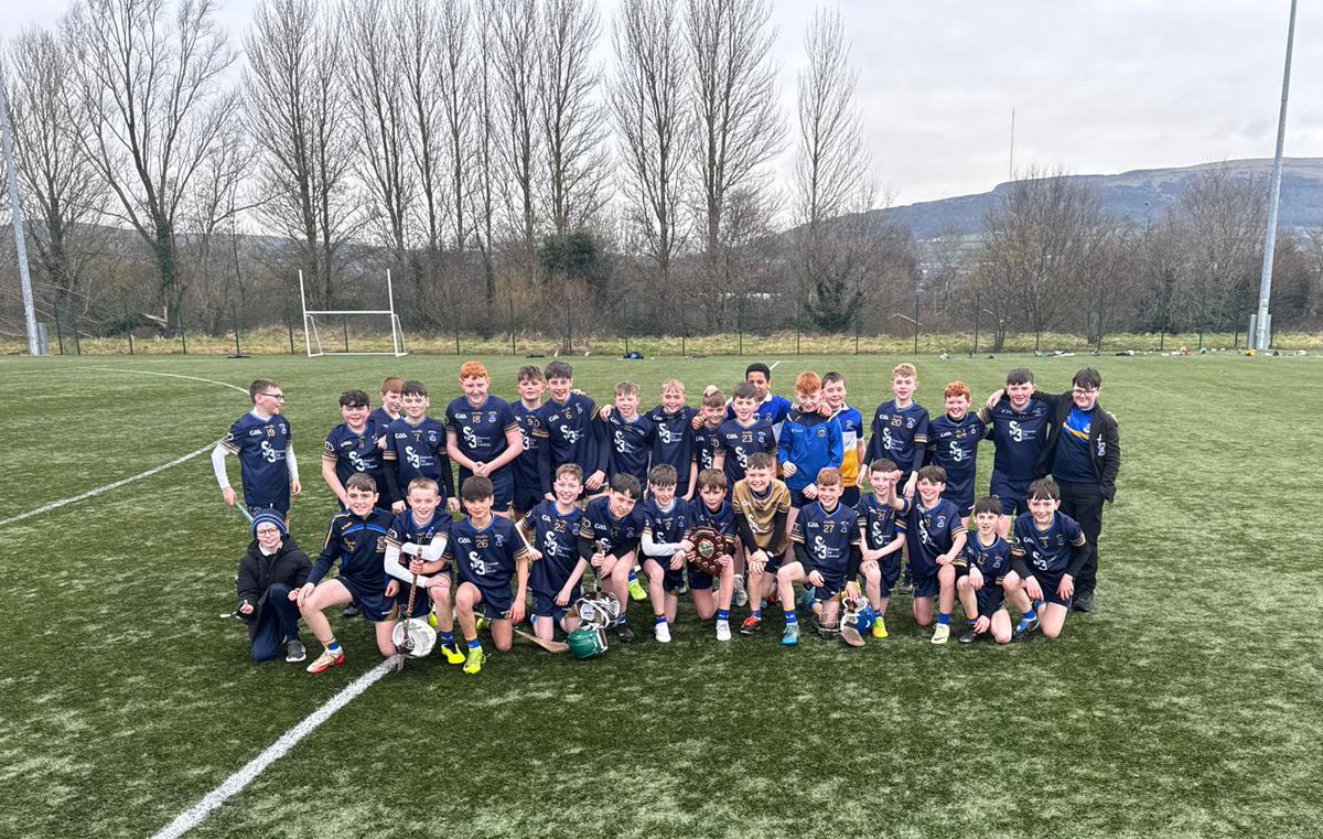 Year 8 <a href="/Gaelfast_GAA/">Gaelfast</a> Shield Champions 🤩

Well done to our year 8 hurling team who beat St Malachy’s, Belfast this afternoon 👏