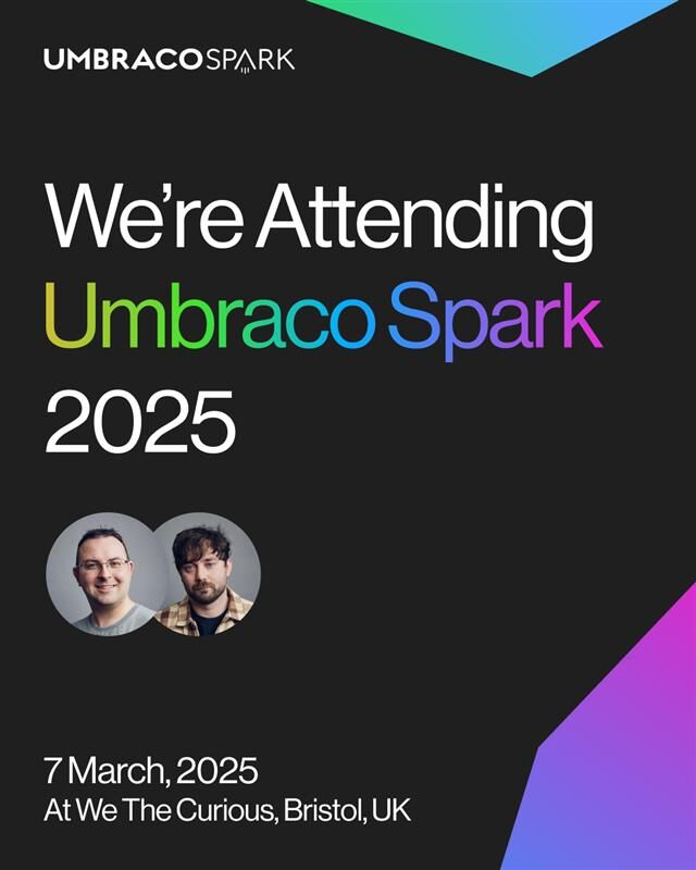 🚀 We’re heading to Umbraco Spark 2025!

Join us on 7 March at We The Curious, Bristol, UK for a day of innovation, insights, and community.
 
Who else is going? Let’s connect! 💡 #UmbracoSpark #DigitalInnovation #TechCommunity #PixelbuildersAtSpark #Pixelbuilders #PixelAtSpark