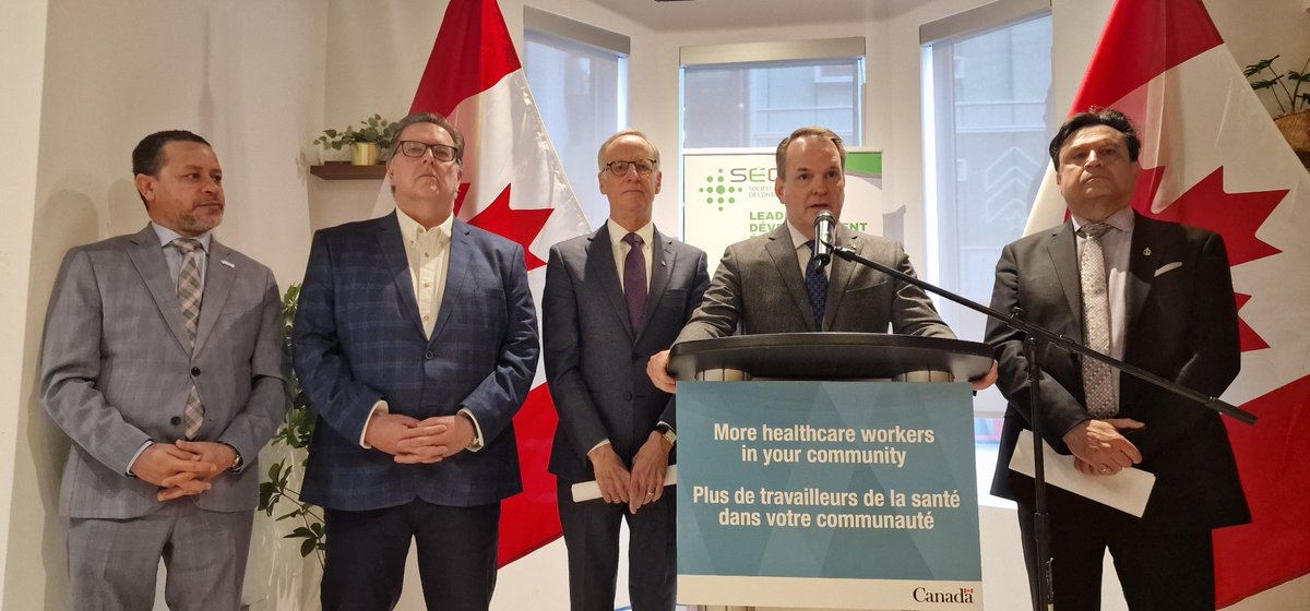 Faouzi Metouilli (@faouzmetouilli) on Twitter photo C'est avec grand honneur de recevoir l'Honorable <a href="/stevenmackinnon/">Steven MacKinnon</a> dans les bureaux de la <a href="/SocEcoOntario/">Société Économique de l'Ontario</a> pour annoncer un investissement conséquent dans le cadre du Programme de reconnaissance des titres de compétences étrangers, surtout dans le secteur des soins de santé. C'est avec grand honneur de recevoir l'Honorable <a href="/stevenmackinnon/">Steven MacKinnon</a> dans les bureaux de la <a href="/SocEcoOntario/">Société Économique de l'Ontario</a> pour annoncer un investissement conséquent dans le cadre du Programme de reconnaissance des titres de compétences étrangers, surtout dans le secteur des soins de santé.