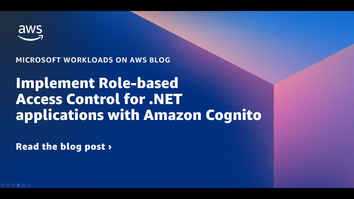 Ensuring proper security and access control is crucial. In this post, learn how to implement a Role-based Access Control authorization system in ASP. NET Core web applications using Amazon Cognito. 🔒 go.aws/4hWTRQN #dotnet #AWS #AmazonCognito