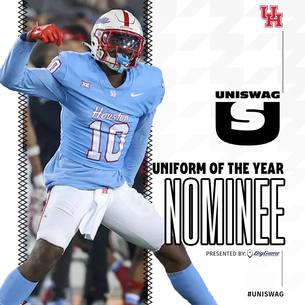 UNISWAG (@uniswag) on Twitter photo UNISWAG Uniform of the Year Nominee presented by <a href="/BigGameUSA/">Big Game USA</a>
<a href="/UHCougarFB/">Houston Football</a> is up for the best uniform of the 2024 College Football season!
Click here to vote: bit.ly/2sHF6u9
#uniswag UNISWAG Uniform of the Year Nominee presented by <a href="/BigGameUSA/">Big Game USA</a>
<a href="/UHCougarFB/">Houston Football</a> is up for the best uniform of the 2024 College Football season!
Click here to vote: bit.ly/2sHF6u9
#uniswag