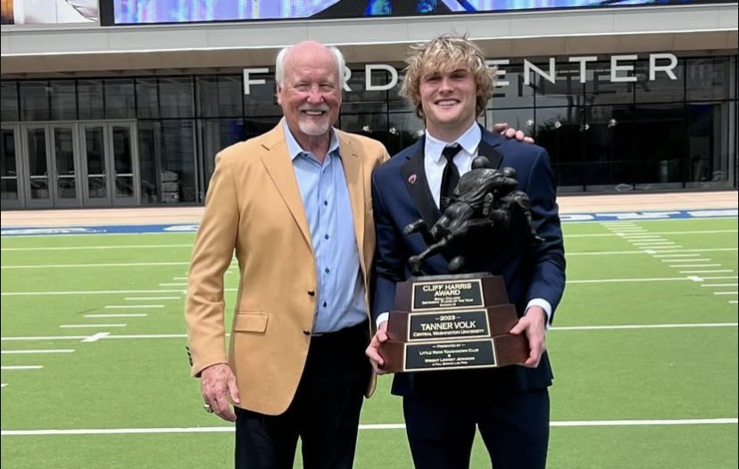Christian Shanafelt (@chrisshanafelt) on Twitter photo ICYMI: #D2Football All-American S out of Central Washington, Tanner Volk joined the show last night to talk about his time at CWU, the special season that was had in 2023 both as a team and individually winning the <a href="/CliffHarrisAwd/">CLIFF HARRIS AWARD</a> and what his #PathToTheDraft has consisted of ICYMI: #D2Football All-American S out of Central Washington, Tanner Volk joined the show last night to talk about his time at CWU, the special season that was had in 2023 both as a team and individually winning the <a href="/CliffHarrisAwd/">CLIFF HARRIS AWARD</a> and what his #PathToTheDraft has consisted of