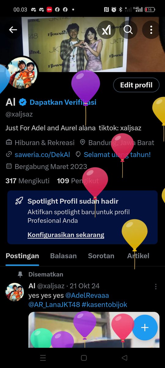 Kaga kerasa udah 15 tahun aja