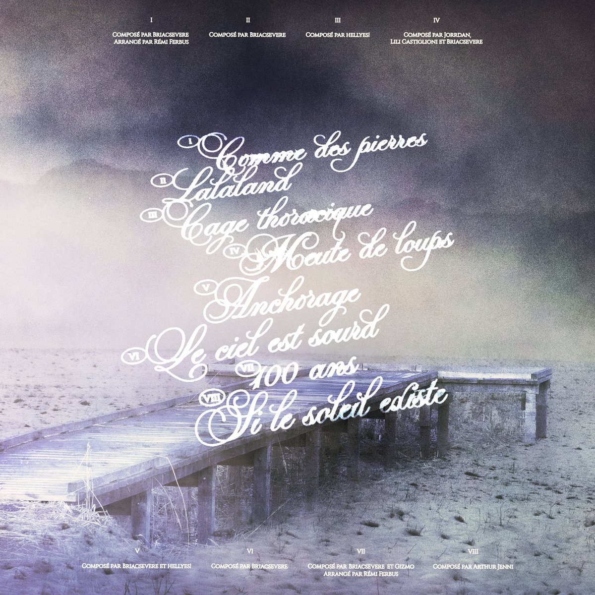 La jetée, projet de 8 titres disponible le 14 mars 

CD disponibles en préco + des t shirts : asinine.store