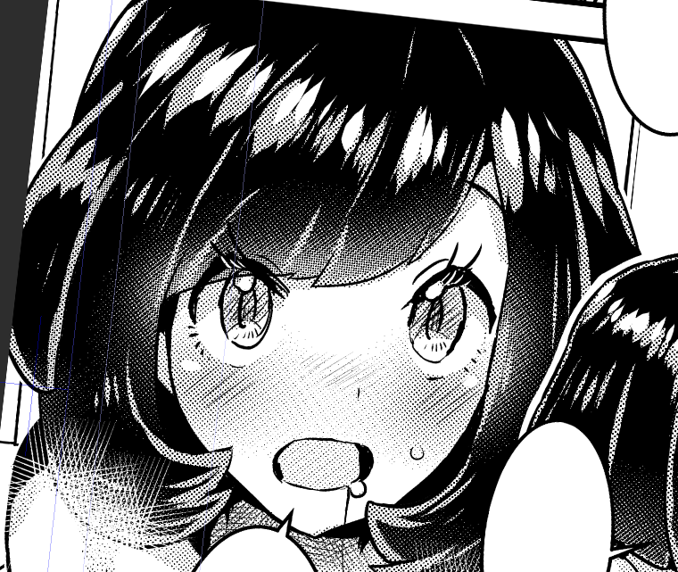 3ページ目のトーンも大体完了。 