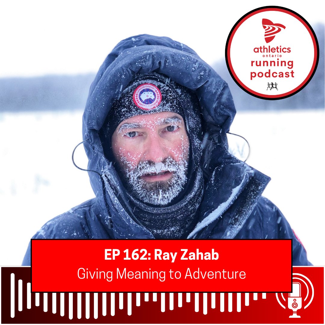 .<a href="/RayZahab/">Ray Zahab</a>'s story is one of pure inspiration. On this week's Athletics Ontario Running Podcast, he opens up about his incredible journey from unhealthy habits to conquering some of the planet's most challenging landscapes &amp;battling cancer, listen here: athleticsontario.ca/road-trail-run…
