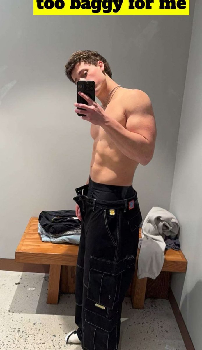 Trying on some new pants