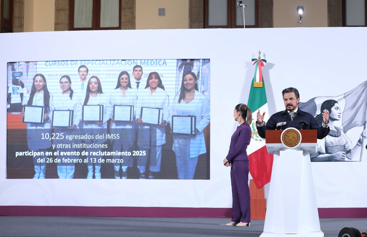 ambito30dias's tweet photo. Suma IMSS 3 mil 244 médicos especialistas contratados en proceso de reclutamiento
https://t.co/hrAr8WeM1u https://t.co/B2ZKdRzIcX