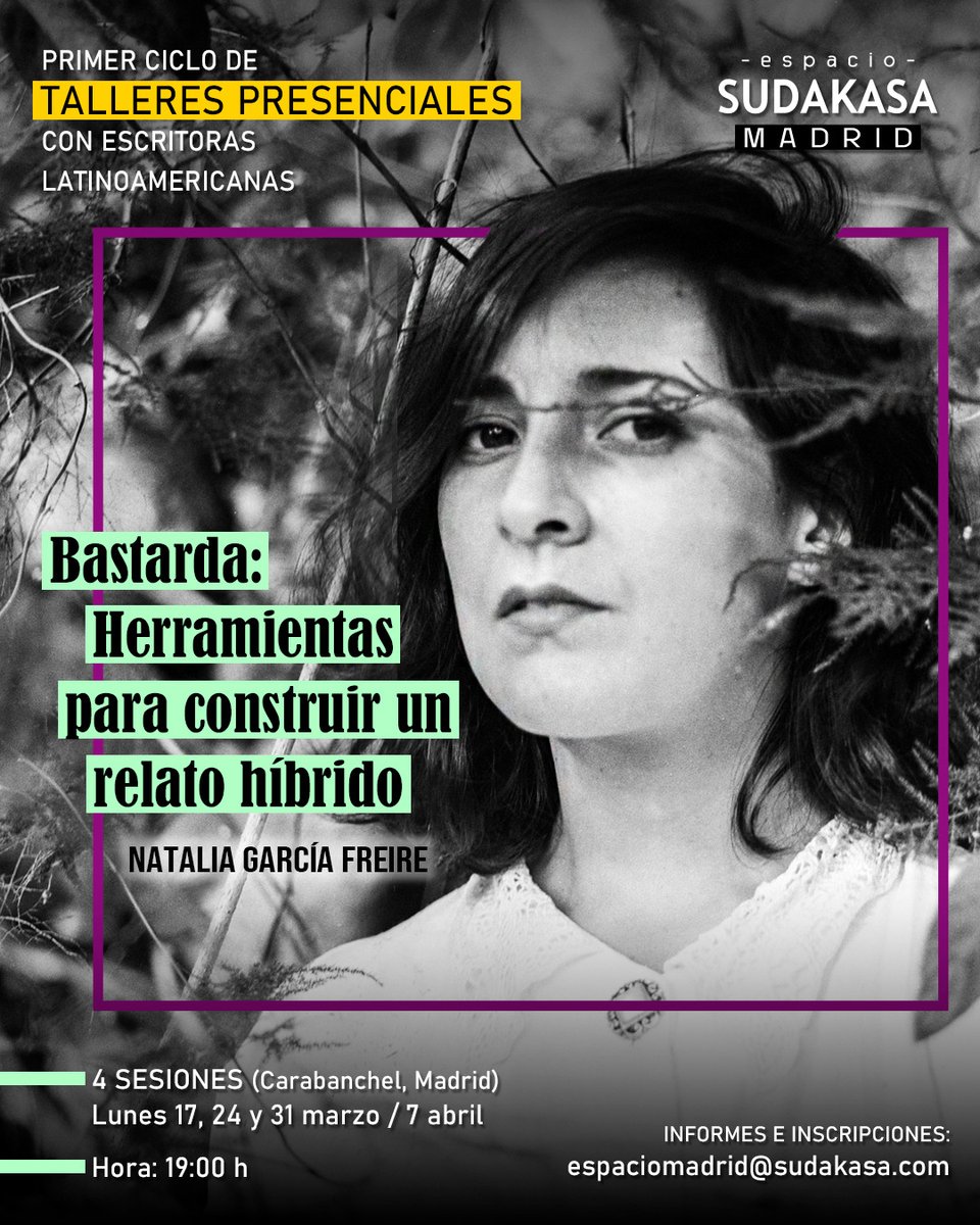 Se viene este curso presencial en Madrid, en Sudakasa💛

¡Vengan! 

Leeremos y escribiremos mucho y muy bonito.