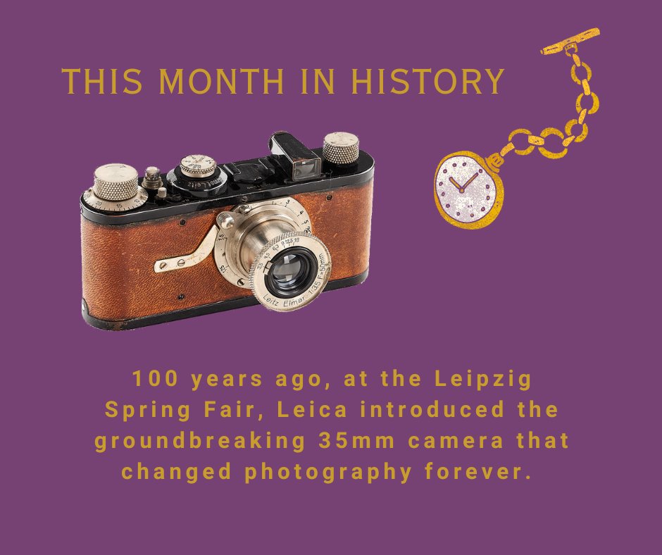 🎉📷 Celebrating 100 Years of Innovation! In 1925 Leica I revolutionized photography. A century later its legacy of innovation lives on. Chroma honors Leica’s impact on imaging excellence. Here’s to 100 years of capturing the world!

#Leica100 #Chroma #Innovation #OpticalFilters