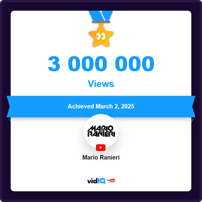 Thank you for 3 mio. views in my #YouTube channel! 😍🤩

SUBSCRIBE: youtube.com/marioranieri

#hardtechno #schranz #techno #marioranieri <a href="/vidIQ/">vidIQ</a>