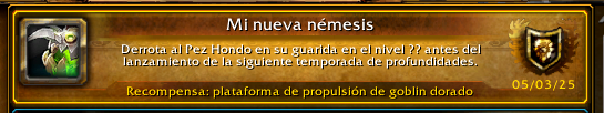alvarorp07's tweet photo. @Warcraft_ES @Warcraft  The text for the achievement "My new nemesis" is not matching the difficulty level that it should. That one belong to level ? not ?? https://t.co/YivsU7AyNq