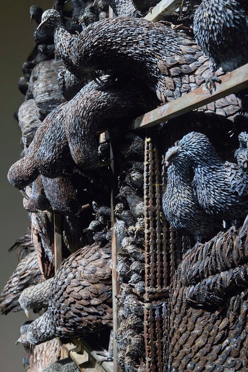 divprabh's tweet image. Spaces of Being, Sakshi Gupta, 2023, Metal scrap, 226.1 x 297.2 x 55.9 cm. Photos by Abner Fernandes, courtesy of the artist and Experimenter.
Discover art from the Indian subcontinent by following my newsletter: kuchhai.substack.com/subscribe
#art #India #newsletter #sculpture