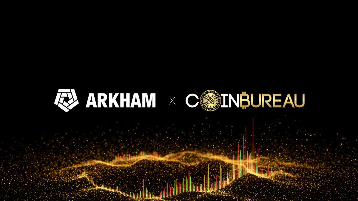 ANNOUNCING ARKHAM X COIN BUREAU

We're partnering with Coin Bureau to bring Arkham’s signature onchain data and research to their audience of over 2.65 million YouTube subscribers.

Learn More: info.arkm.com/announcements/…