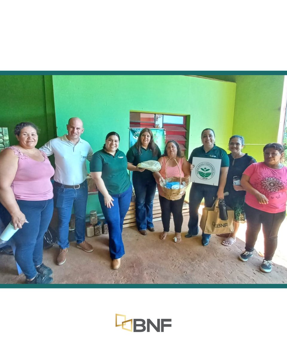 El #BNFpy participó de la Jornada de Bancarización dirigida a Mujeres productoras de la Coordinadora Distrital de Yasy Cañy en el marco del  Proyecto Fontagro "Centro de Oferta Varietal de Semillas Tradicionales", realizada en el Dpto. de Canindeyú.