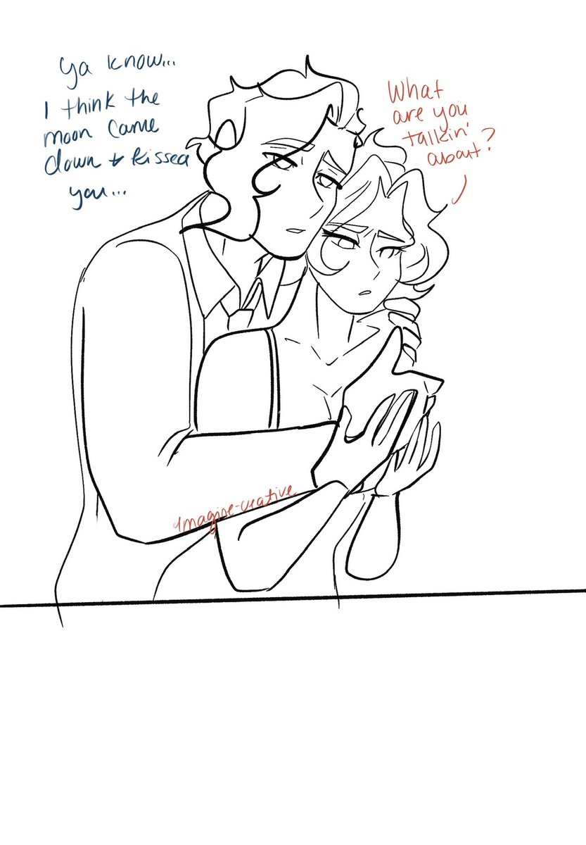 Imagin3creativ3's tweet photo. Mav isnt the best at flirting. But when he does- 

It’s rather poetic. #birdinacage #art #artist #oc #myocs #ocxoc #myocs #vintagelove #1930s #webtoon #webtooncanvas #digitalart https://t.co/ebwza7rBWu