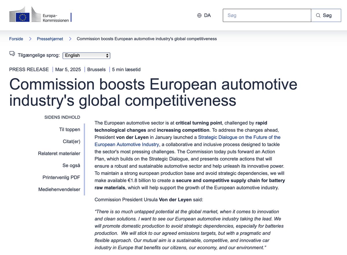 TeslaBest's tweet image. Today the European Commission announced that the development of self-driving vehicles is the highest priority, also in Europe 👏👏👏👏

&quot;We have to get autonomous vehicles on Europe&apos;s roads faster.” 
 
President von der Leyen: 
“So we have to act big and we have to be big. Scale…