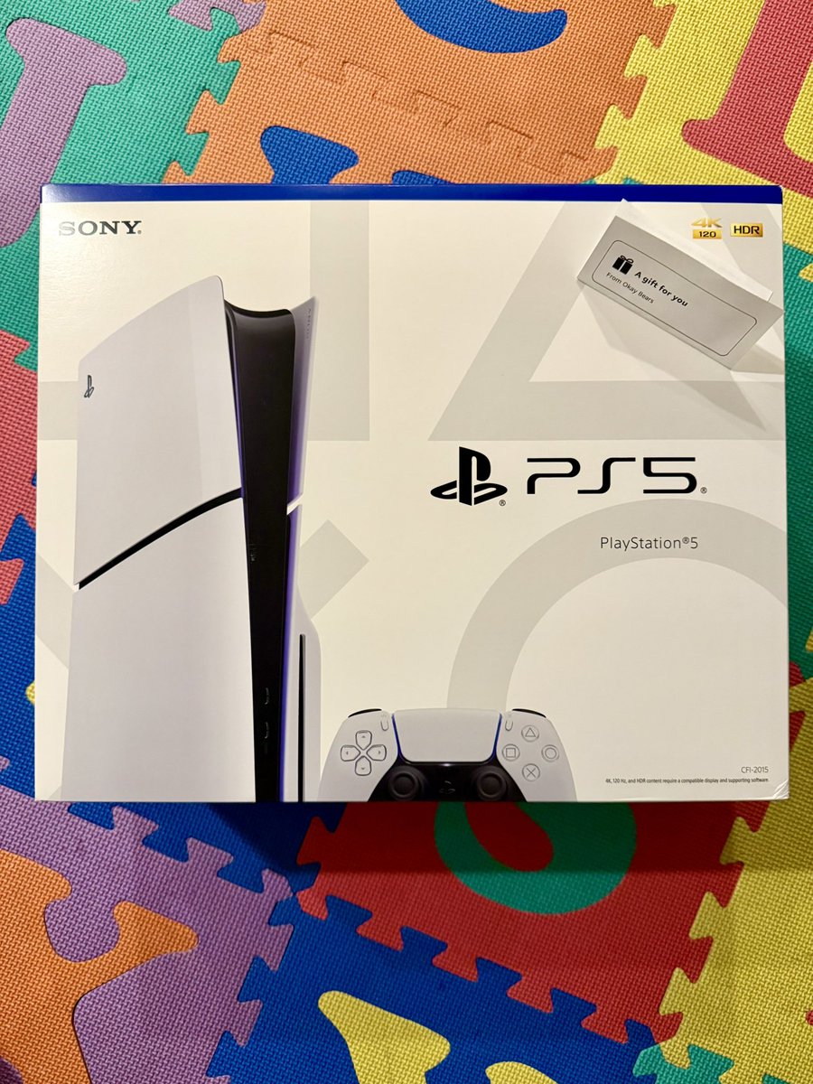 Thank you <a href="/okaybears/">Okay Bears</a> for delivering the PS5. 🫡 This one will go in the playroom.

<a href="/threeokayxyz/">Three</a> continues to prove itself as a legit platform that consistently works toward rewarding its users. 💚