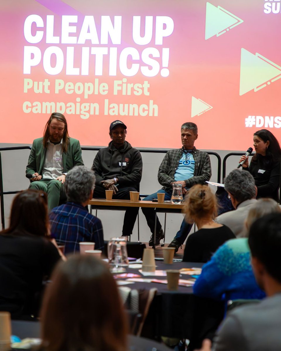 Put People First (@peopleputfirst) on Twitter photo Throwback to our campaign launch to #CleanUpPolitics at the #DNSummit25 last Friday with our amazing panel - Anya from <a href="/CompInPolitics/">Compassion in Politics</a>, Alastair from <a href="/SortitionNow/">Sortition Foundation</a>, Moussa from <a href="/corganisers/">Community Organisers</a> and Glen from Marsh Farm. 👏 Throwback to our campaign launch to #CleanUpPolitics at the #DNSummit25 last Friday with our amazing panel - Anya from <a href="/CompInPolitics/">Compassion in Politics</a>, Alastair from <a href="/SortitionNow/">Sortition Foundation</a>, Moussa from <a href="/corganisers/">Community Organisers</a> and Glen from Marsh Farm. 👏