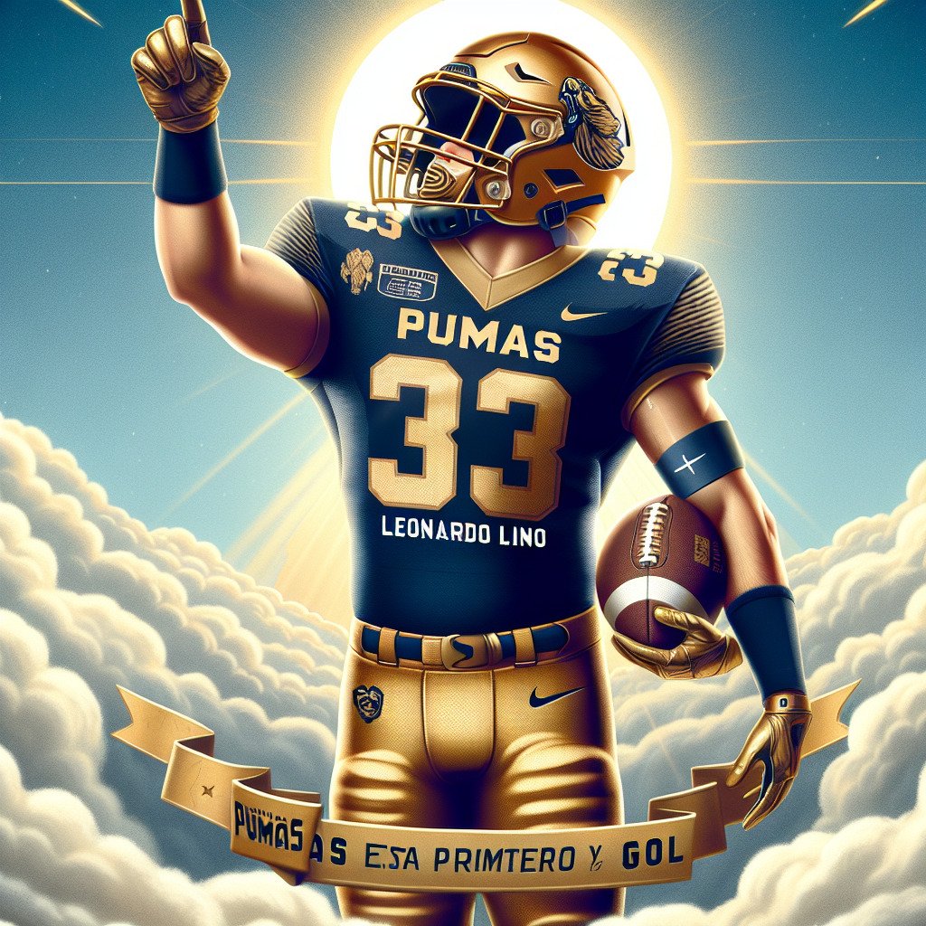 primero95207's tweet photo. #LeonardoLino #Onefa #PumasFba #Qepd #PotroSalvajes #PrimeroyGol 
Un Homenaje a una Leyenda del Fútbol Americano Nacional https://t.co/feAerVtxcu