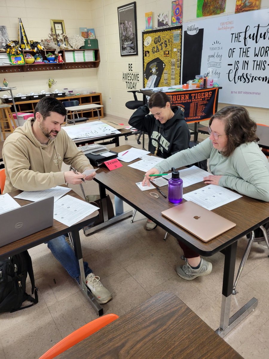Fort Payne City middle and high school teachers engaging in the AMSTI Introduction to Guiding Inquiry Learning session today! @amsti4all <a href="/fpcsnews/">Fort Payne City Schools</a> <a href="/headrickscience/">Mary Headrick</a>