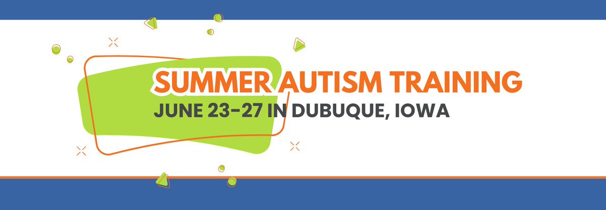 Keystone AEA's Summer Autism Training  June 23-27 in Dubuque  ➡️ Register by 3/18  
bit.ly/3QLhMXz 
Providing general and special education staff members hands-on intensive training in meeting the needs of students on the Autism Spectrum or with related skill deficits.