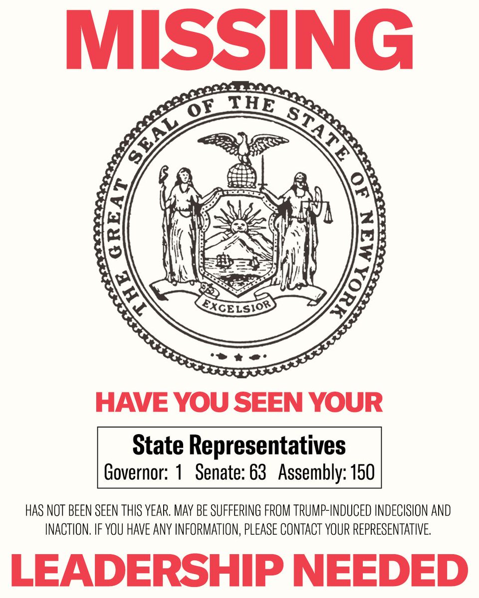 Our communities are in danger from the Trump admin - yet Albany has been too quiet. We’re calling out their inaction. ADD YOUR NAME: Tell state lawmakers that we need strong leadership amid the barrage of attacks against trans people, immigrants, and more.
buff.ly/kTLZVfl