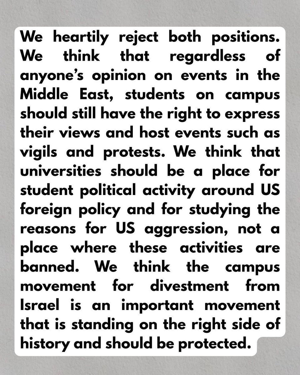 National SDS tweet media