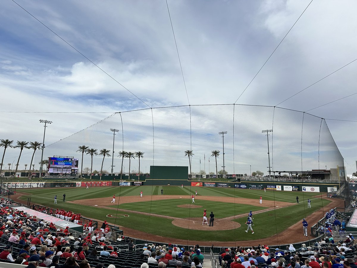 (Ace) โพ๏ธ๐ (@steve_adler) on Twitter photo Itโs a beautiful day for a baseball game.
#Reds
#Rangers
<a href="/cactusleagueaz/">The Cactus League</a>
<a href="/GoodyearAZGov/">Goodyear, AZ</a> Itโs a beautiful day for a baseball game.
#Reds
#Rangers
<a href="/cactusleagueaz/">The Cactus League</a>
<a href="/GoodyearAZGov/">Goodyear, AZ</a>