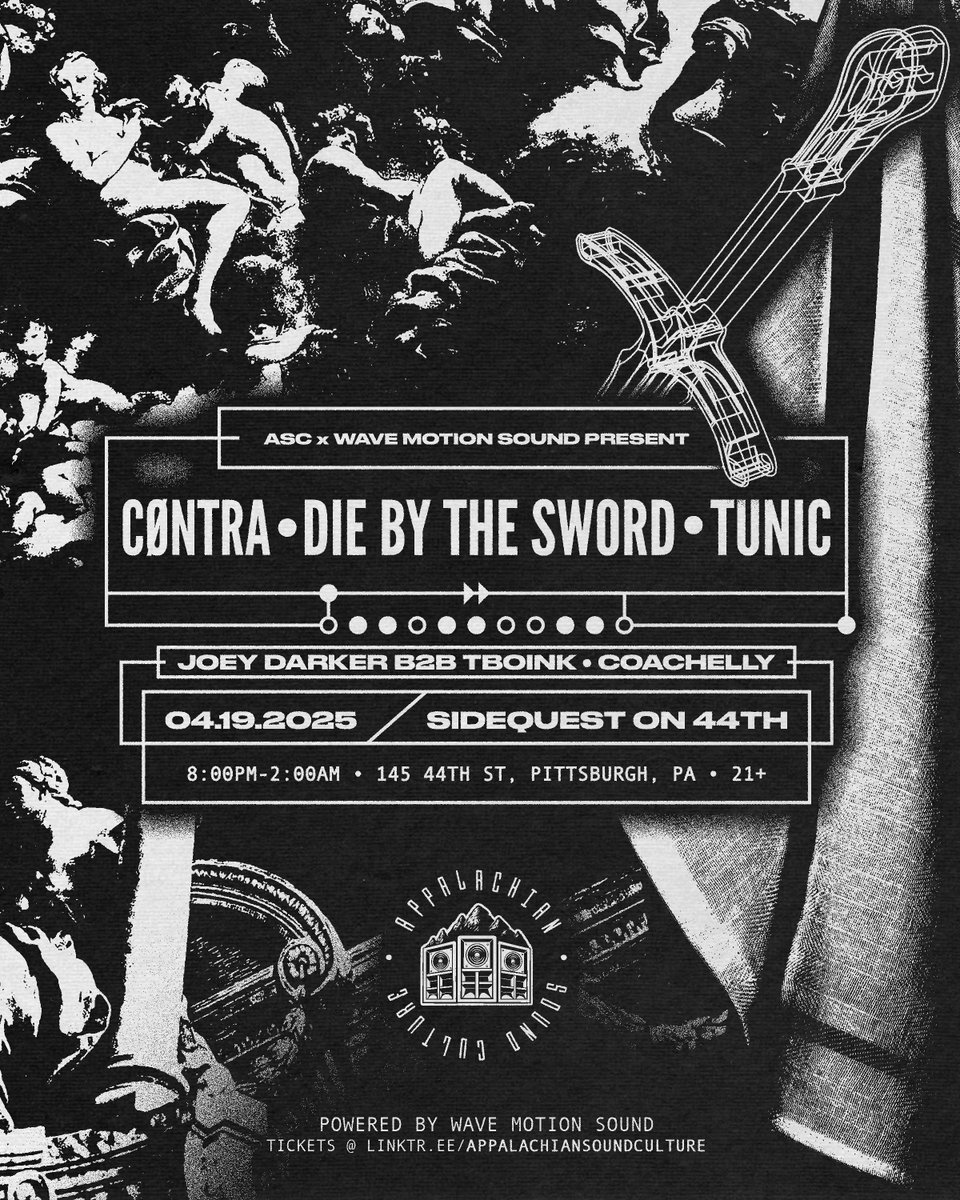 CØNTRA (@contra_slaps) on Twitter photo Pittsburgh debut w/ my <a href="/subdotmission/">Sub.mission</a> fam on 4/19 👾 Going to be a proper night of deep 140 🔉 Pittsburgh debut w/ my <a href="/subdotmission/">Sub.mission</a> fam on 4/19 👾 Going to be a proper night of deep 140 🔉