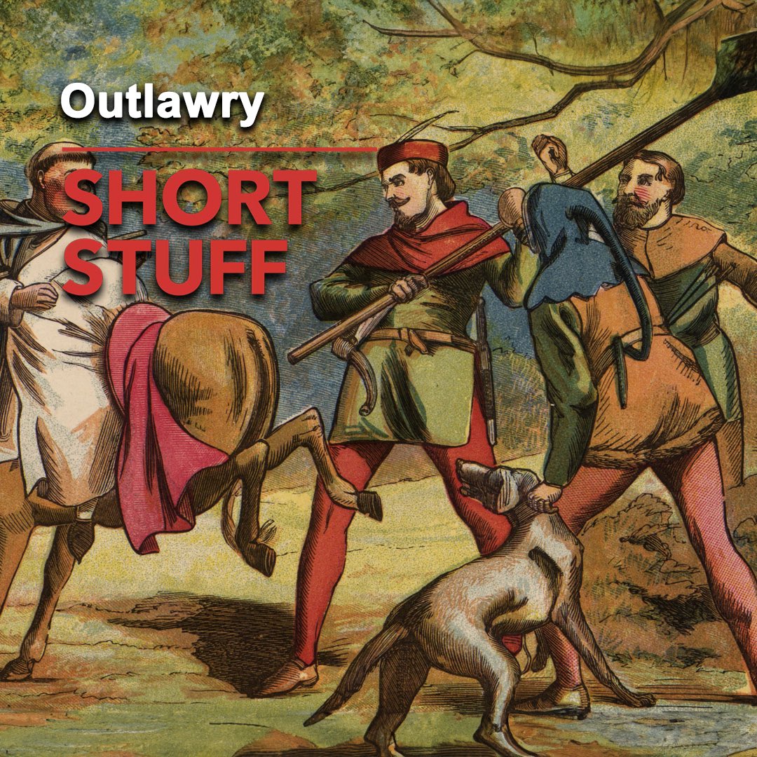 A request by our producer Dave C, we explore how totally on your own you were in Medieval England when the court declared you an outlaw.
