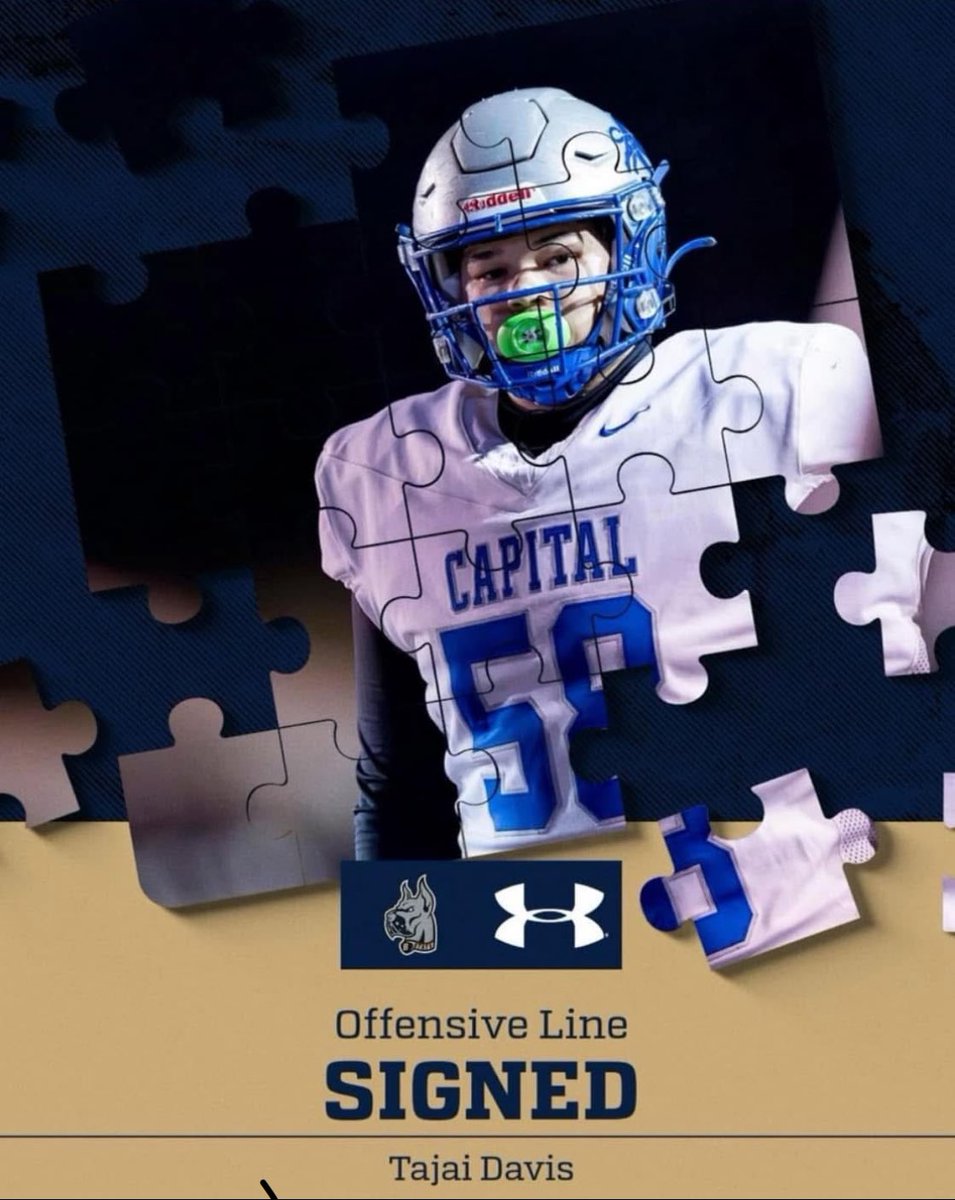 Capital High Football (@recruitcapital) on Twitter photo Congratulations <a href="/tajaidavis0308/">tajaidavis ‘25 | C-DT-G | 6’0” | 265lbs</a>
#RecruitTheCity #MakeItHereMakeItAnywhere #CapHighBy40 Congratulations <a href="/tajaidavis0308/">tajaidavis ‘25 | C-DT-G | 6’0” | 265lbs</a>
#RecruitTheCity #MakeItHereMakeItAnywhere #CapHighBy40