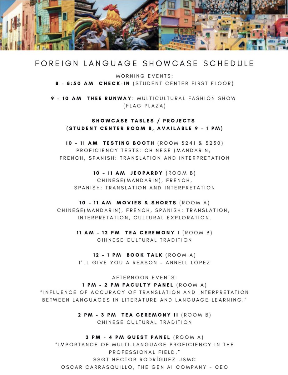 jsu_cola's tweet photo. Showcase Schedule https://t.co/6j6HcxH28y