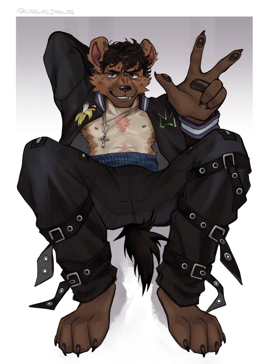 sitting...laying, all casual like
commission for <a href="/biggestweinest/">Hyenat33th</a>