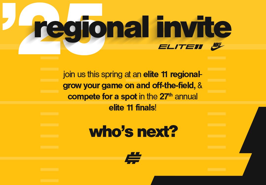 Excited to compete against the best! <a href="/BrianBrohm/">Brian Brohm</a> <a href="/Elite11/">Elite11</a> <a href="/rusty_bradley_/">Rusty Bradley</a>  <a href="/Coach_Shad_/">Coach Shad</a>