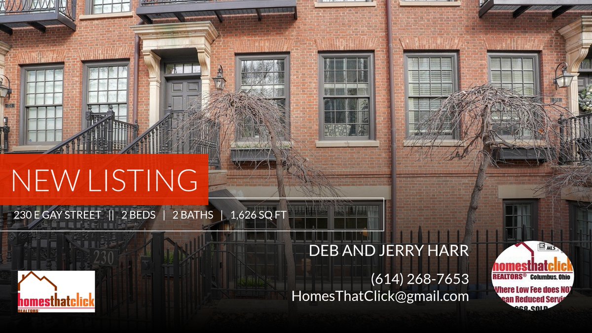 Take a look at this new listing  in Columbus min from OSU! Click below for more information and tag anyone who might be interested! Schedule your showing!

Homes that Click -Where Reduced Fee Does Not Mean Reduced Service homeforsale.at/230_E_GAY_STRE…
