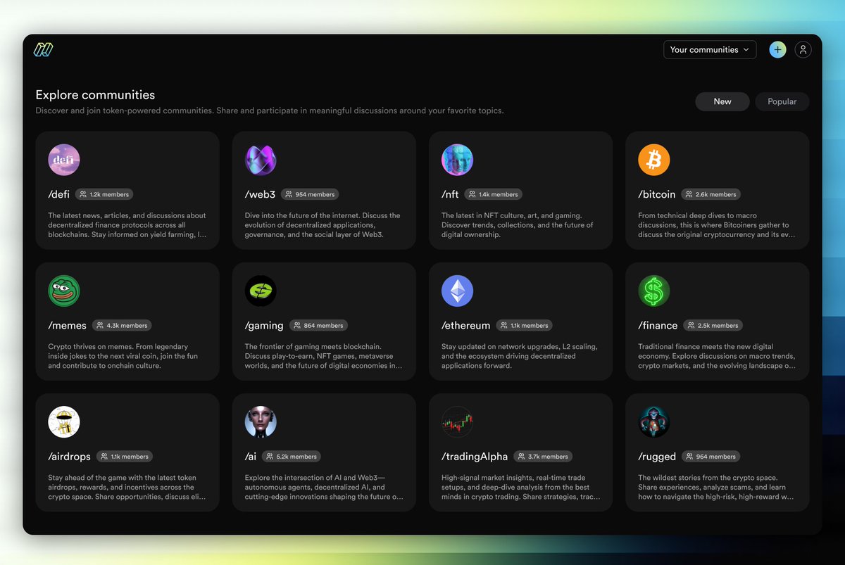 havendotworld's tweet image. We're getting excited to start sharing what we've been cooking up. A new addition to the @base ecosystem.

Haven will be a new destination for communities and deep discussion to thrive, powered by all the benefits on tokenization.

Don't forget to join the waitlist for early…