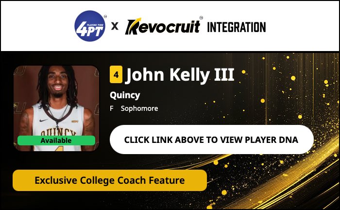 CBB Transfer Portal Spotlight

John Kelly III
6'7" 200
Forward
Quincy 

Career Stats (45 Games):
📊 5.9 PPG, 4.0 RPG, 1.0 APG, 46.5 FG%

Coach Exclusive Revocruit Player DNA:
🔗 applink.revocruitathlete.com/player/37324

#TP4PT #TransferPortal