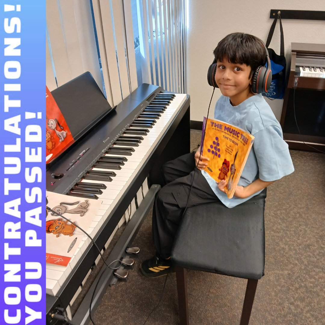 FpaAcademy's tweet photo. Congratulations, Viyaan P., you passed your 1st #piano book in less than 6 months!! Great work!
#folsomca #folsomkids #pianolessons #pianoforkids https://t.co/pnNukL6ngq