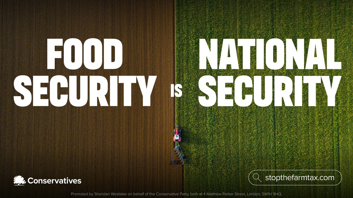 The world is becoming more uncertain. We need to grow British and buy British.

We can't do any of that without our farmers.

StopTheFarmTax.com