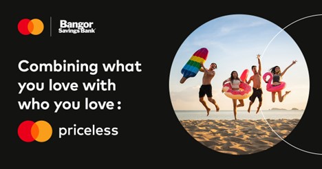 Eligible everyday purchases with your Bangor Savings Bank Debit Mastecard from 1/1/25 to 9/1/25 enter you for chances to win a Grand Prize Trip! No Purch Nec. 50 U.S. &amp; DC res., legal age of majority at time/date of entry. Restrictions apply. Rules: bit.ly/3UITxMa