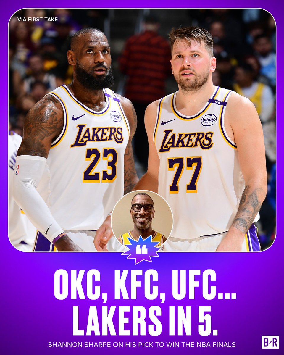 Unc is picking the new-look Lakers to hold up the Larry O'Brien Trophy in June 🏆👀

(Via First Take)