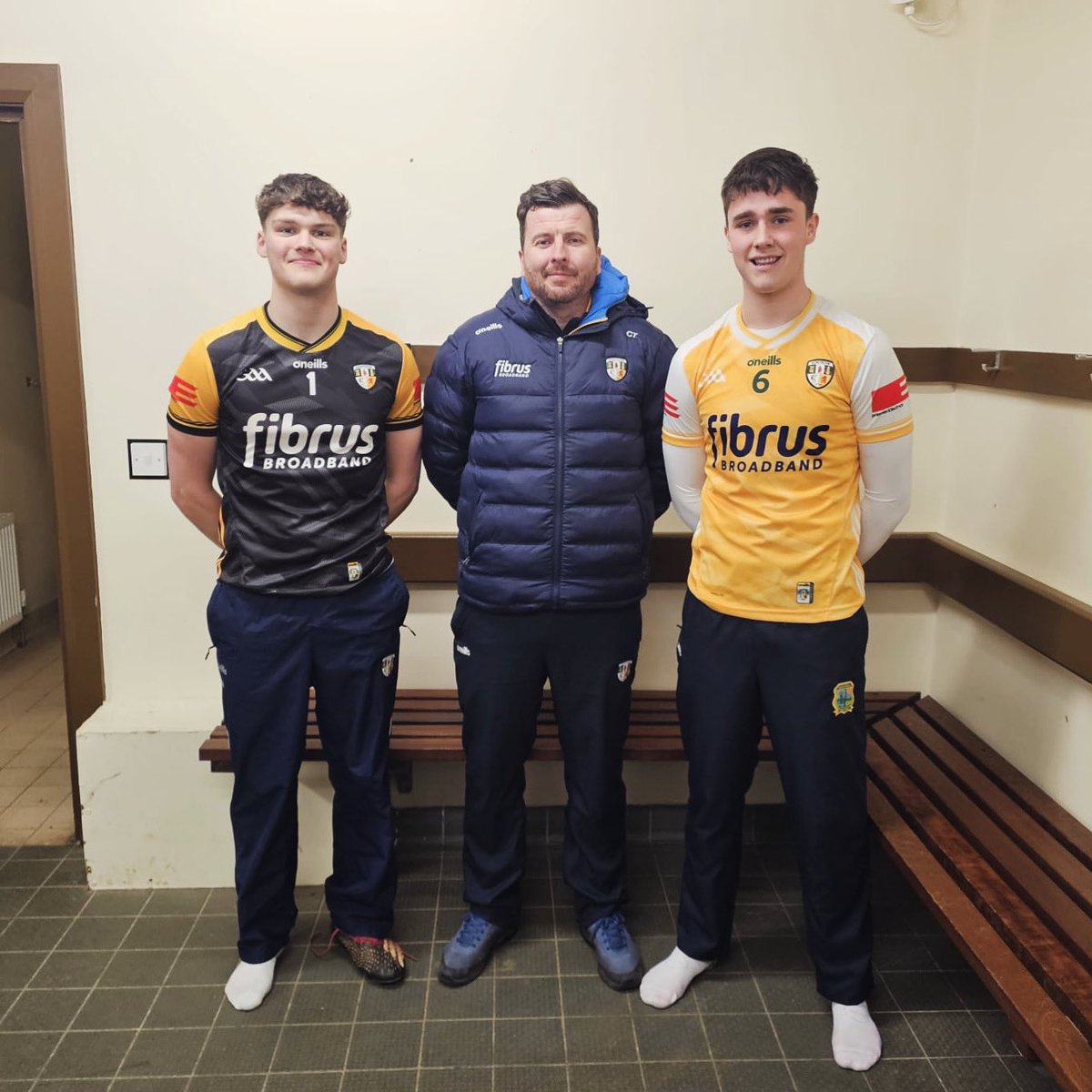Well done to Senan Nagle and Donncha McGurk on being appointed Antrim U20 joint-captains ahead of their Ulster Championship campaign🏆🏐🇻🇦

Our first game is versus Donegal on Wednesday 26th March. Best of luck to Manager Colin Toal and the entire squad! #SaffronSeason