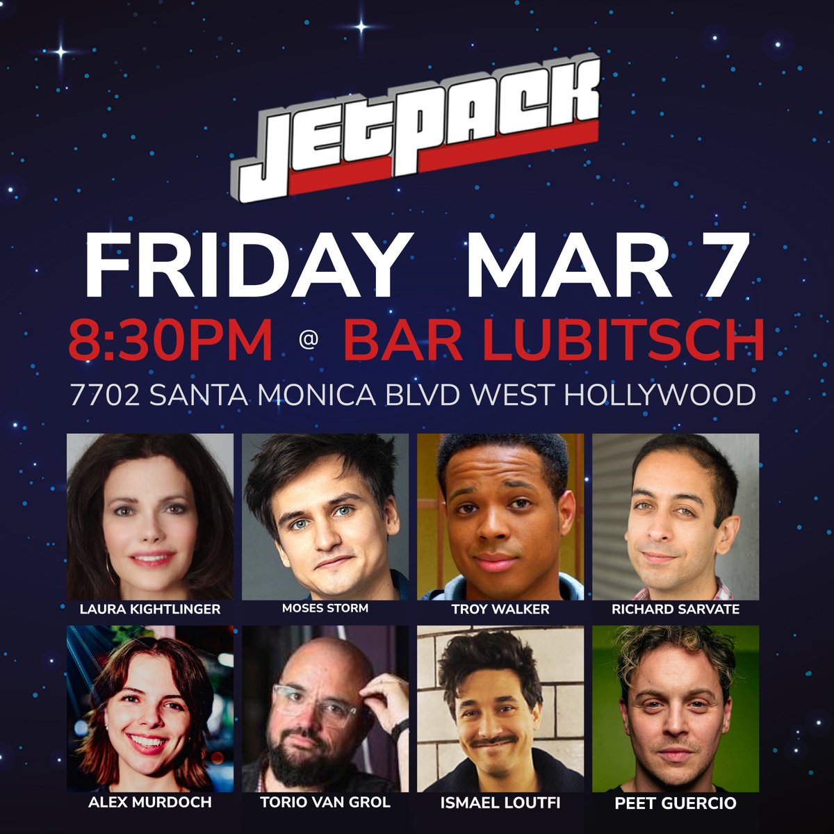 Jetpack Comedy (@jetpackcomedy) on Twitter photo An absolutely legendary standup show this Friday at <a href="/BarLubitsch/">Bar Lubitsch</a>.
@PeetGuercio <a href="/MosesStorm/">mosesstorm</a> @troywalkeresq @RichardSarvate Ā <a href="/alexgmurd/">Alex Murdoch</a> @toriovangrol @ismaelian <a href="/KingKightlinger/">Laura Kightlinger</a> <a href="/thecomedybureau/">Comedy Bureau</a>
Get tickets: jetbook.co/e/jetpack-come⦠An absolutely legendary standup show this Friday at <a href="/BarLubitsch/">Bar Lubitsch</a>.
@PeetGuercio <a href="/MosesStorm/">mosesstorm</a> @troywalkeresq @RichardSarvate Ā <a href="/alexgmurd/">Alex Murdoch</a> @toriovangrol @ismaelian <a href="/KingKightlinger/">Laura Kightlinger</a> <a href="/thecomedybureau/">Comedy Bureau</a>
Get tickets: jetbook.co/e/jetpack-comeā¦