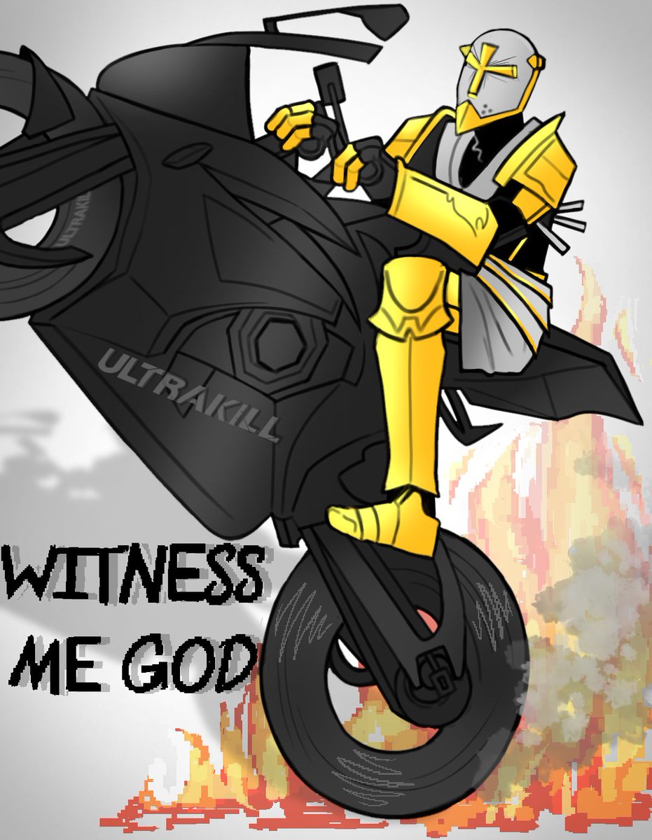 (request) gabriel doing a wheelie
 #ultrakill #gabriel