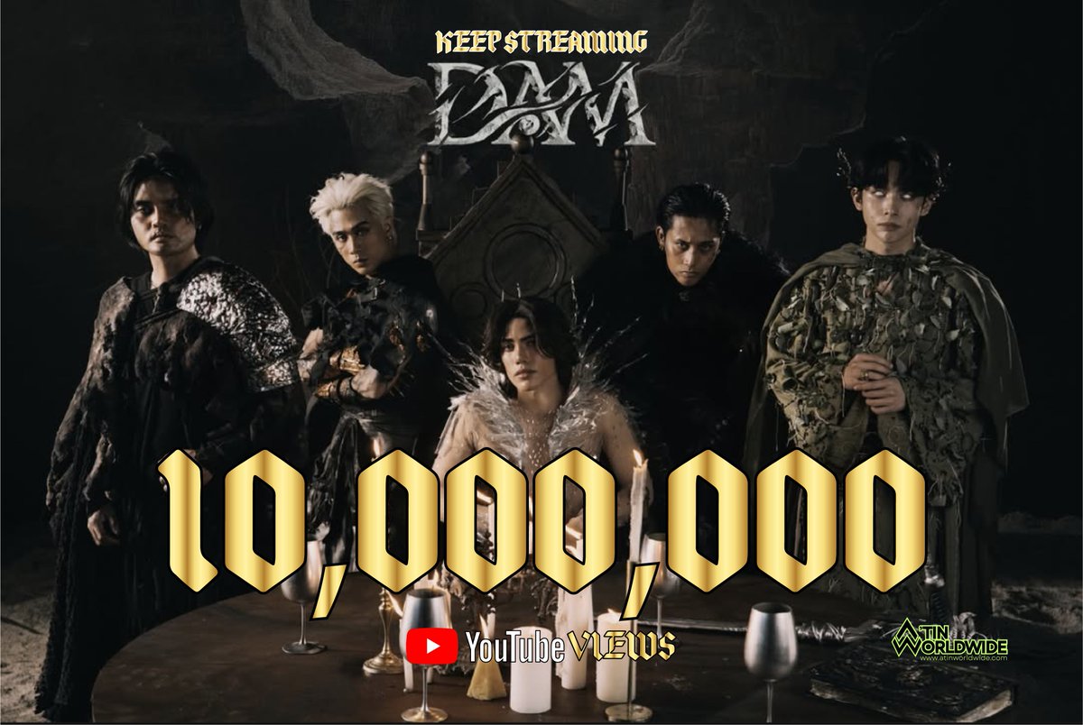 atin_worldwide's tweet photo. Totoo na talaga to! lezzzgaaawww 🔥🔥🔥 

10M IN 5 DAYS!!! 

DAM SAMPUNG MILYON NA
@SB19Official @1zentertainment 

#SB19 #DAMMV10MILLIONViews #SB19Official https://t.co/OL36LfPlZH