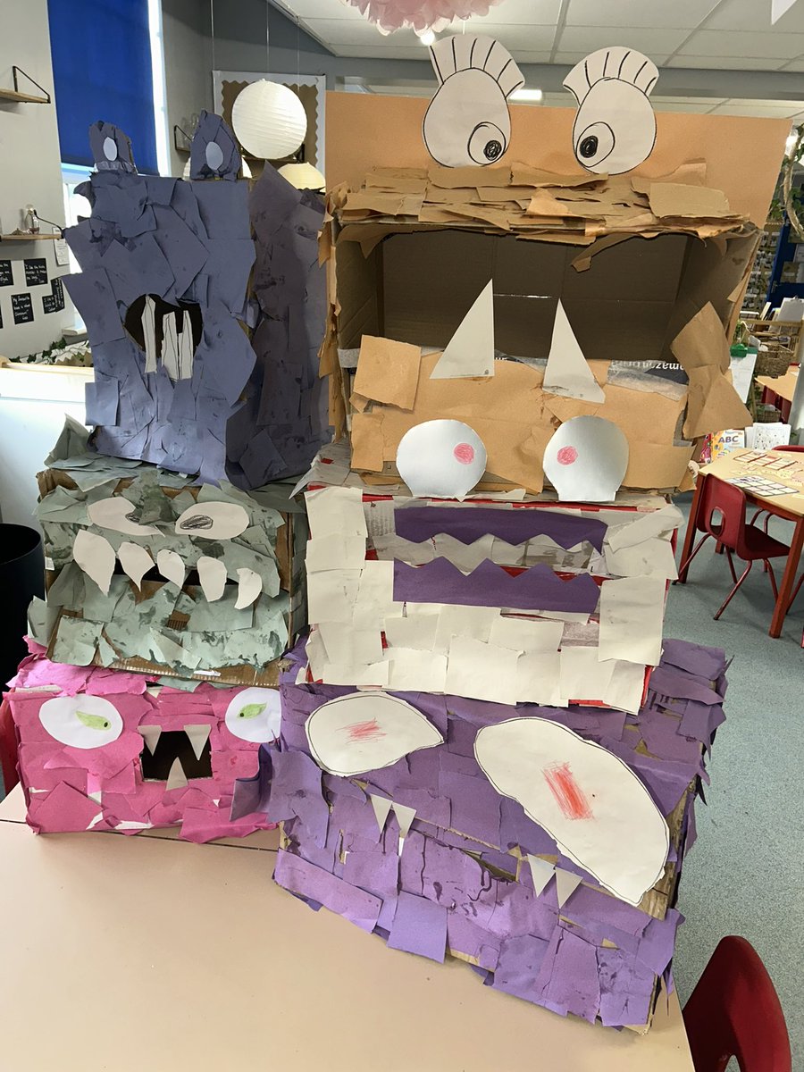 As part of their D&amp;T &amp; Enquiry learning, F2 created Y1-Y6 a recycle bin monster for their classroom ♻️🌟 #BFHA #Bilsthorpe