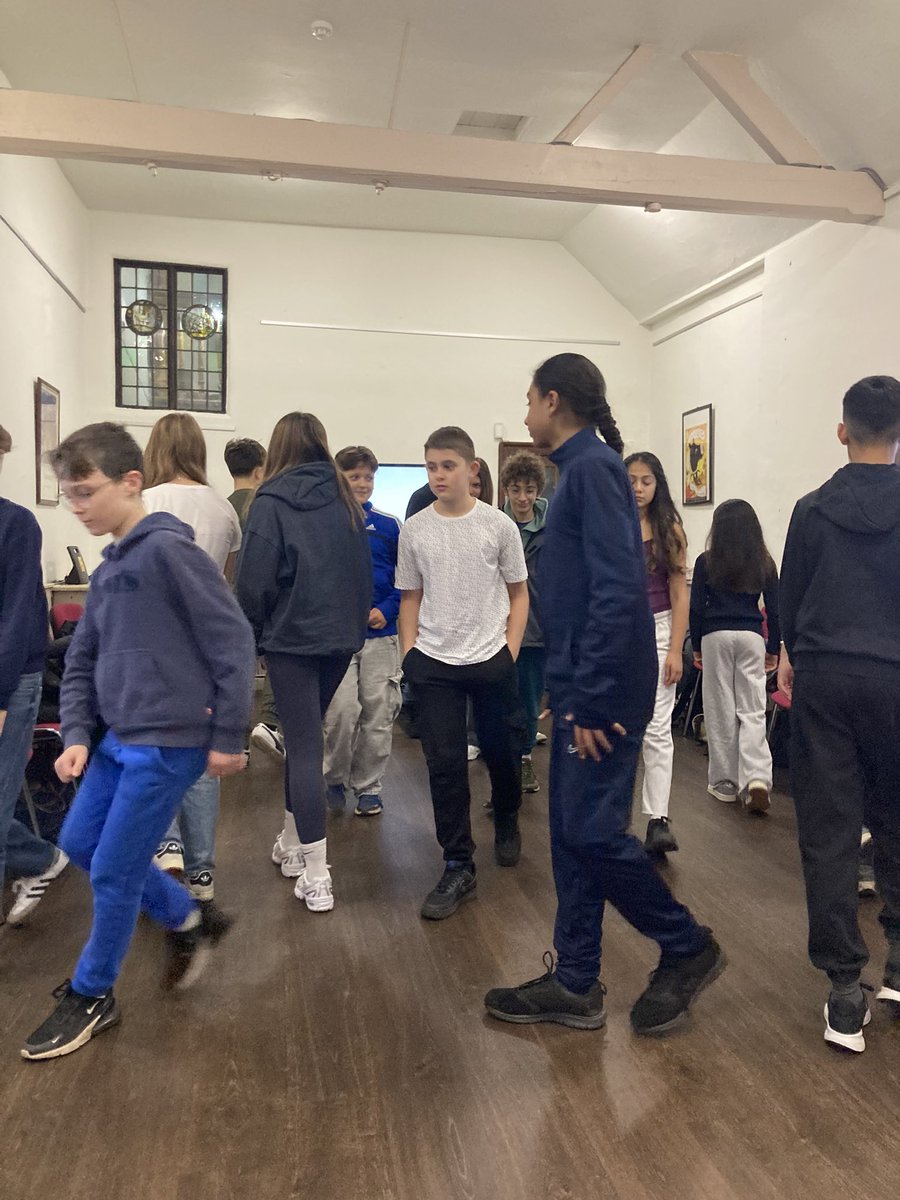 StNicksEng's tweet photo. Day 2 started with a ‘Spotlight on Romeo and Juliet’ workshop with the #BirthplaceTrust where pupils acted out key scenes from the play and deepened their knowledge of the text. #StNicks #StNicksLearning #StNicksCreativity https://t.co/Xg4PFqxhlx