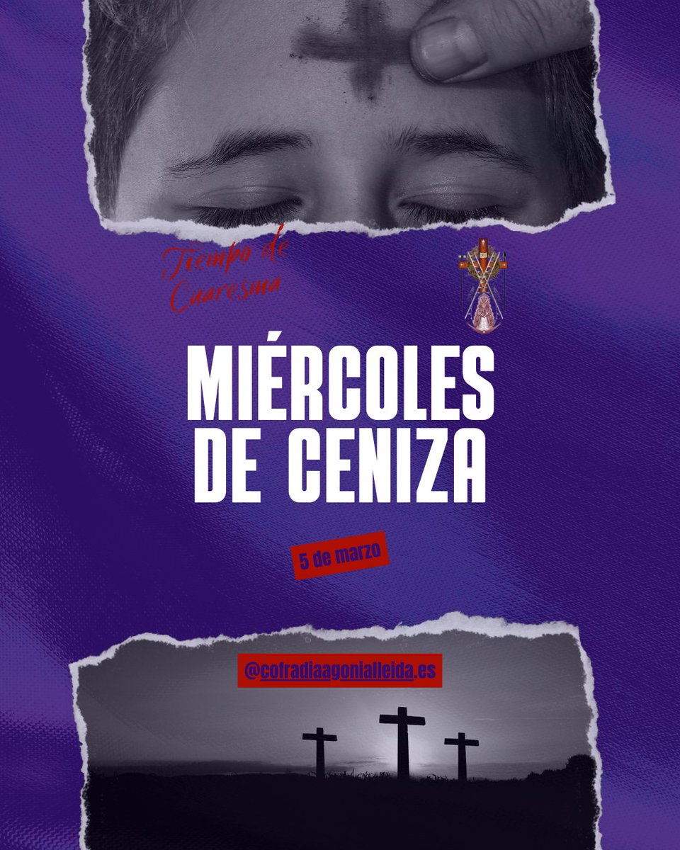 📢 La Cofradía del Cristo de la Agonía se prepara para la Cuaresma. 
#CristoDeLaAgonía #Cuaresma2025 #SemanaSantaLleida #Fe #Tradición #Cofradías
más info en: 
cofradiaagonialleida.es/noticias/2025/…
